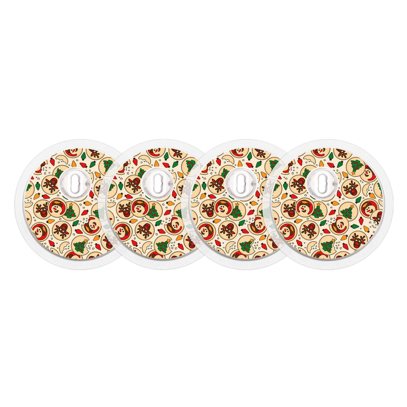 Peelz Santa's Cookies FreeStyle Libre 3 Plus & Lingo  Sensor Sticker - Pump Peelz Peelz/Stickers