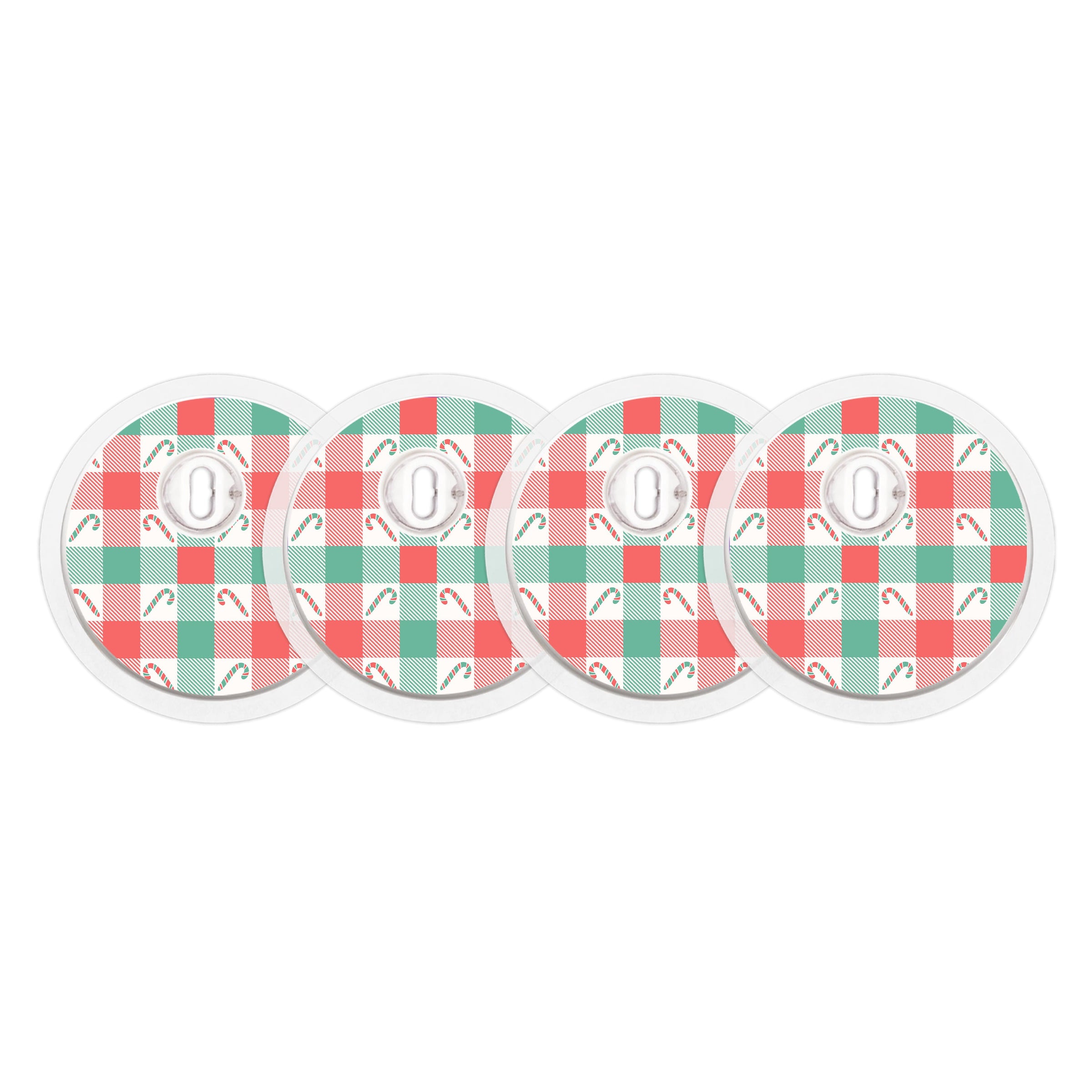 Peppermint Plaid FreeStyle Libre 3 Plus & Lingo Sensor Sticker - Pump ...