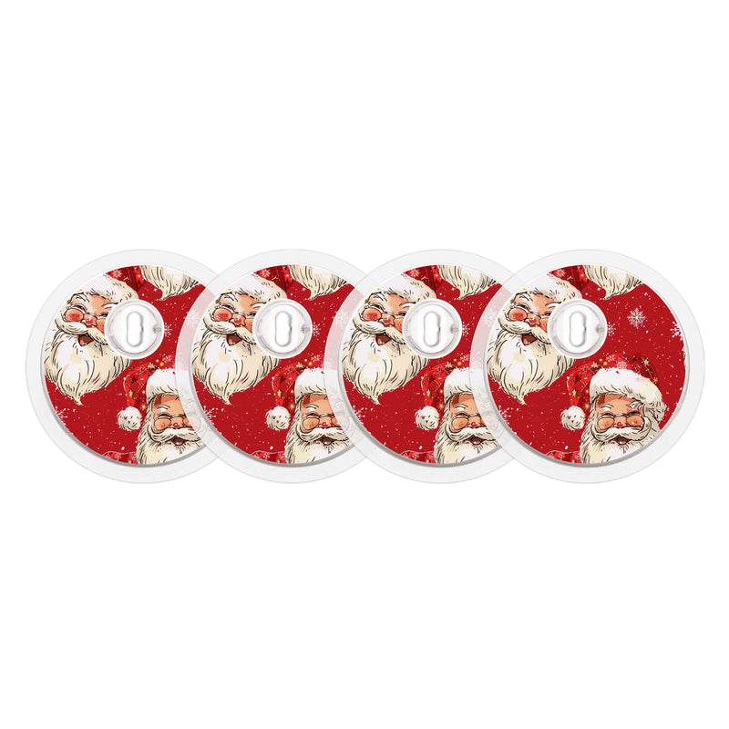 Peelz Jolly Old Saint Nick FreeStyle Libre 3 Plus & Lingo  Sensor Sticker - Pump Peelz Peelz/Stickers