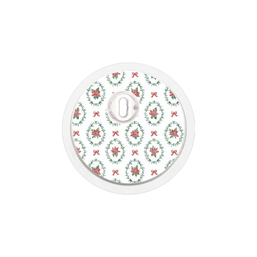 Peelz Poinsettia Parade FreeStyle Libre 3 Plus & Lingo  Sensor Sticker - Pump Peelz Peelz/Stickers