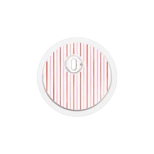Peelz Peppermint Stripes FreeStyle Libre 3 Plus & Lingo  Sensor Sticker - Pump Peelz Peelz/Stickers