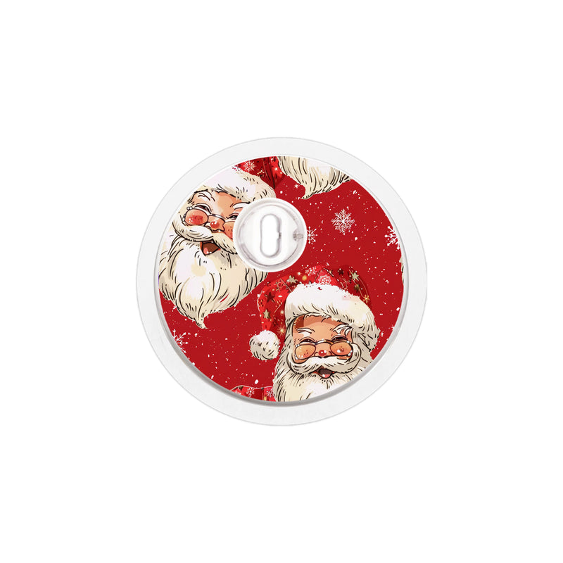 Peelz Jolly Old Saint Nick FreeStyle Libre 3 Plus & Lingo  Sensor Sticker - Pump Peelz Peelz/Stickers