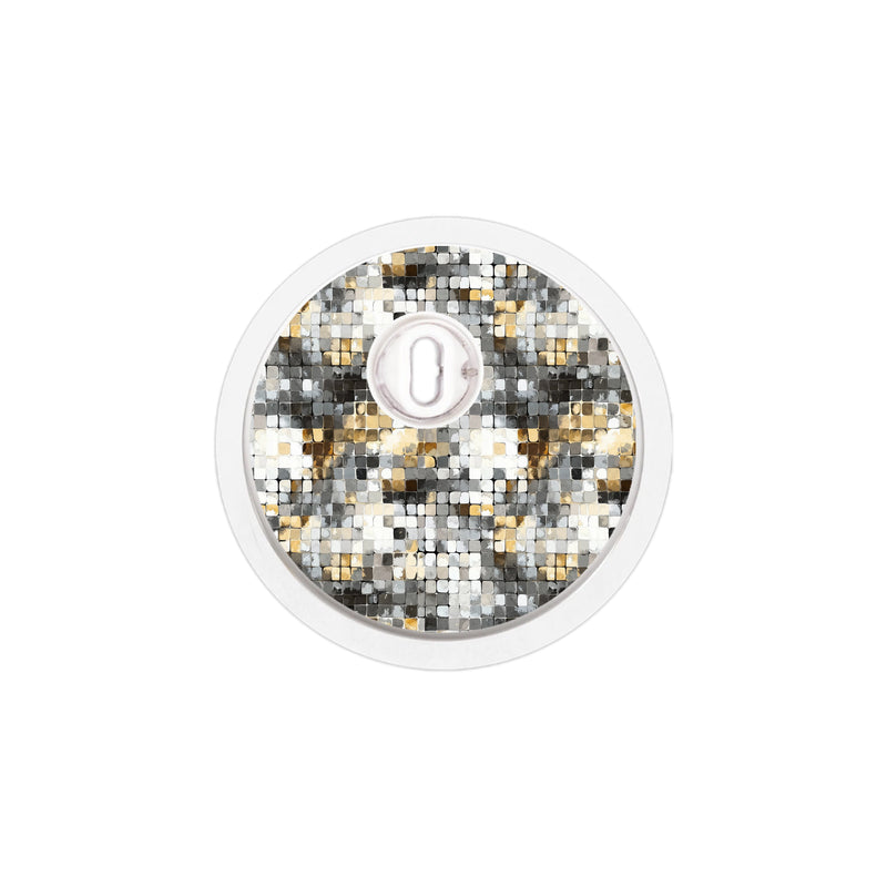 Peelz Champagne Glow Sticker Designed for the FreeStyle Libre 3 Plus & Lingo  Sensor Peelz/Stickers