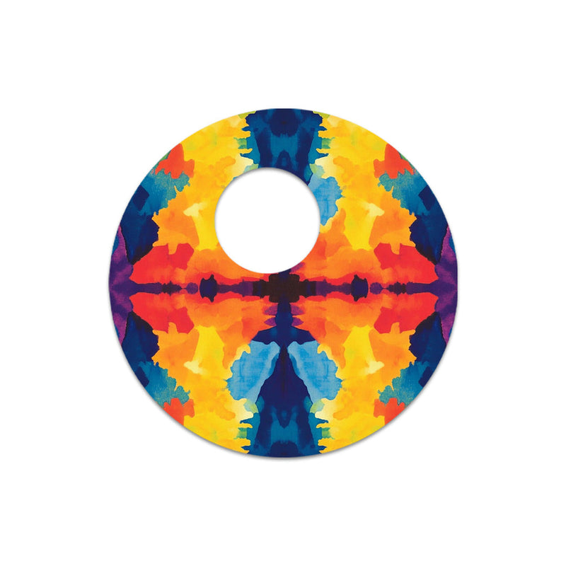 Peelz Bright Tie Dye Sticker Designed for the FreeStyle Libre 3 Plus & Lingo  Sensor Peelz/Stickers