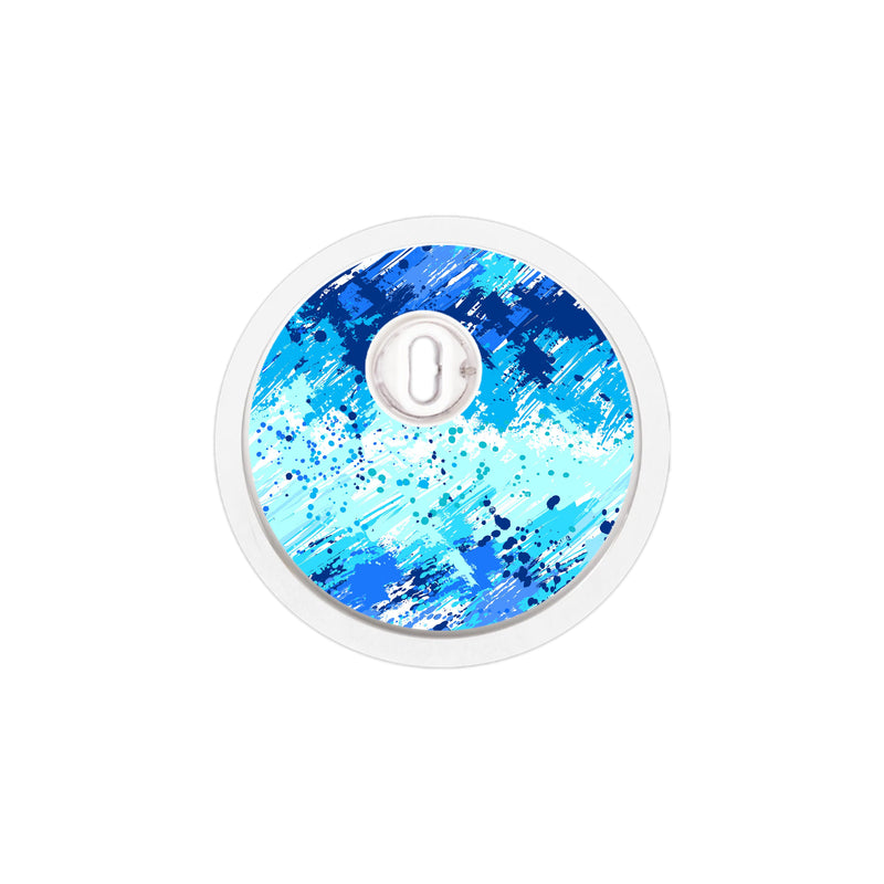 Peelz Beta Blue Sticker Designed for the FreeStyle Libre 3 Plus & Lingo  Sensor Peelz/Stickers