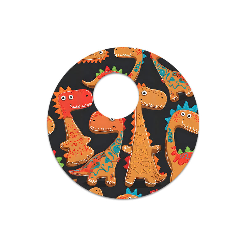 Peelz Jurassic Gingerbread FreeStyle Libre 3 Plus & Lingo  Sensor Sticker - Pump Peelz Peelz/Stickers