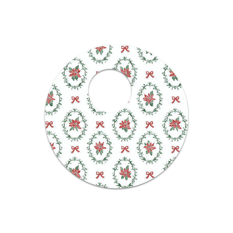 Peelz Poinsettia Parade FreeStyle Libre 3 Plus & Lingo  Sensor Sticker - Pump Peelz Peelz/Stickers