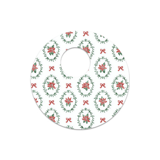 Peelz Poinsettia Parade FreeStyle Libre 3 Plus & Lingo  Sensor Sticker - Pump Peelz Peelz/Stickers