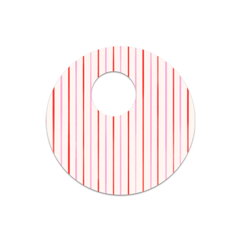 Peelz Peppermint Stripes FreeStyle Libre 3 Plus & Lingo  Sensor Sticker - Pump Peelz Peelz/Stickers