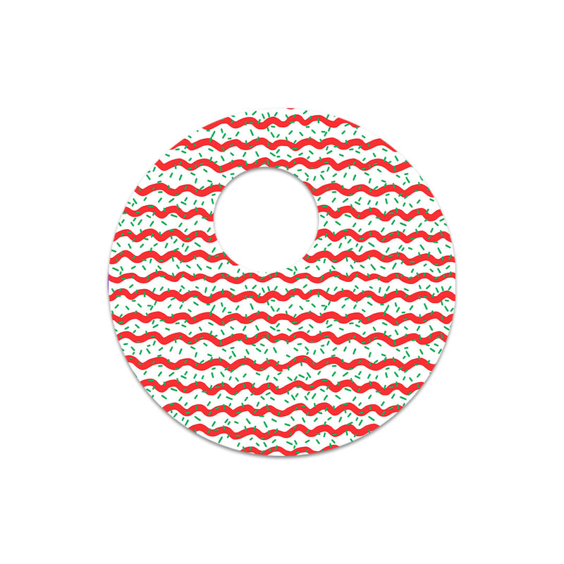 Peelz Christmas Icing FreeStyle Libre 3 Plus & Lingo  Sensor Sticker - Pump Peelz Peelz/Stickers