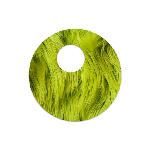 Peelz Green Fur Sticker Designed for the FreeStyle Libre 3 Plus & Lingo  Sensor Peelz/Stickers
