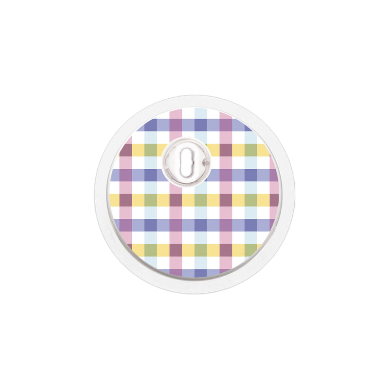 Peelz Spring Plaid Sticker Designed for the FreeStyle Libre 3 Plus & Lingo  Sensor Peelz/Stickers
