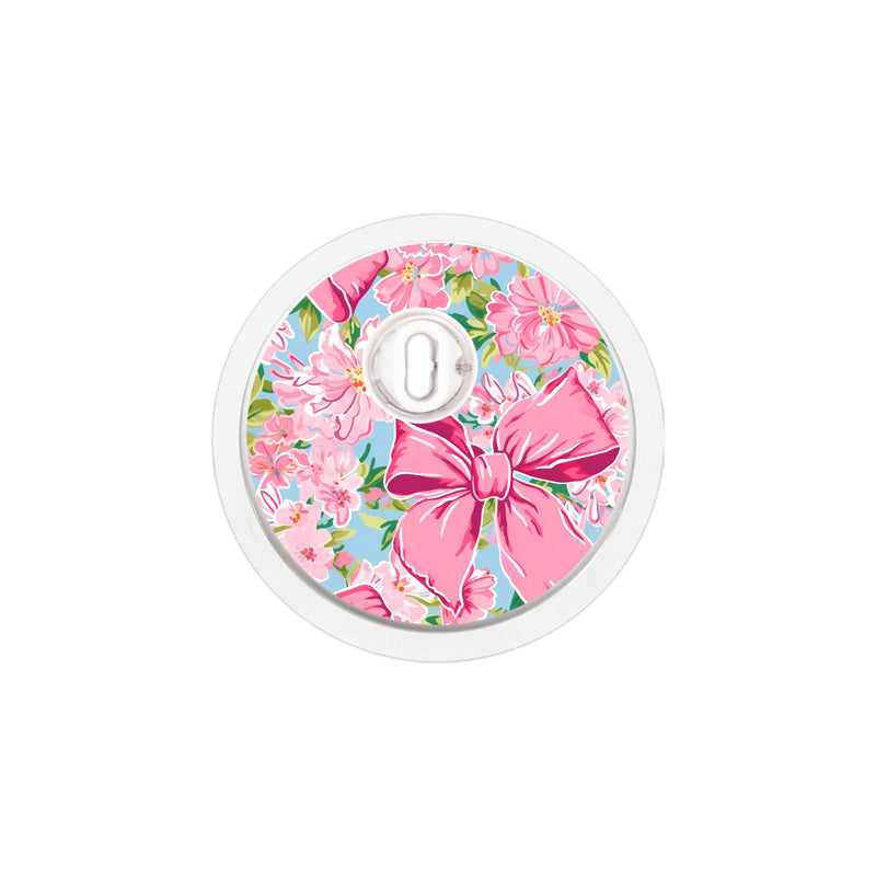 Peelz Blossom Bows Sticker Designed for the FreeStyle Libre 3 Plus & Lingo  Sensor Peelz/Stickers