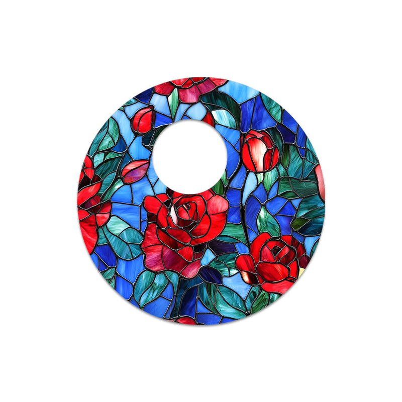 Peelz Crimson Blooms Sticker Designed for the FreeStyle Libre 3 Plus & Lingo  Sensor Peelz/Stickers