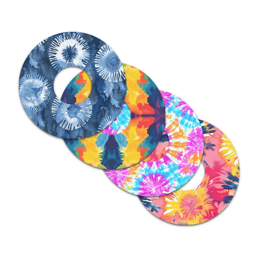 Peelz Tie Dye Variety Pack FreeStyle Libre 3 Plus & Lingo  Patch Tape - Pump Peelz Patch Medical Tape