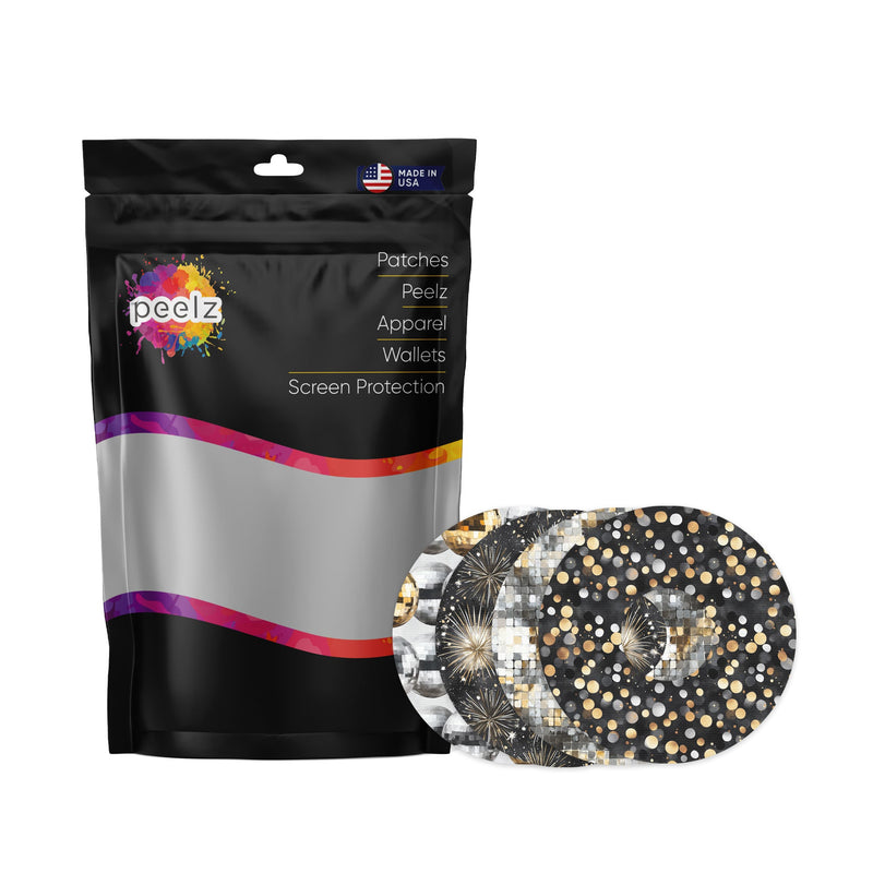 Peelz Champagne Glow Variety FreeStyle Libre 3 Plus & Lingo  Patch Tape - Pump Peelz Patch Medical Tape