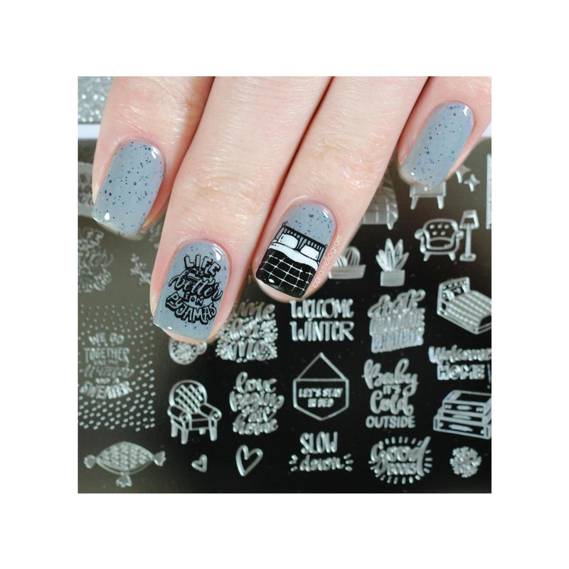 UberChic Beauty Cozy At Home Stamping Plate