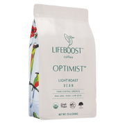 Lifeboost Coffee Optimist Light Roast Light Roast Light Gray Whole Bean / 1