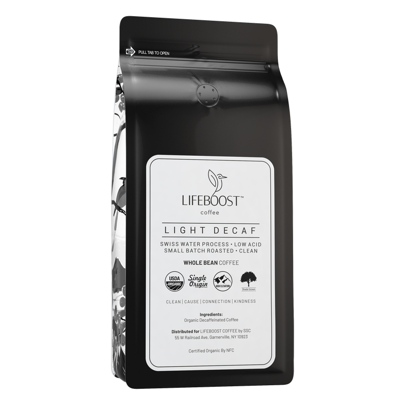 Lifeboost Coffee Light Decaf Decaf Roast