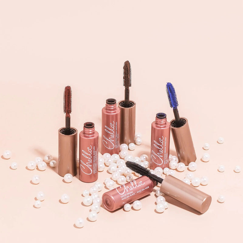 Chella mini good drama mascara Brow & Eye Antique White Black,Brown,Blue,Burgundy