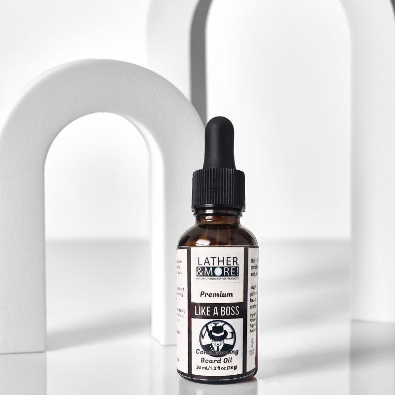 Lather and More! Like A Boss Premium Beard Oil beard oil