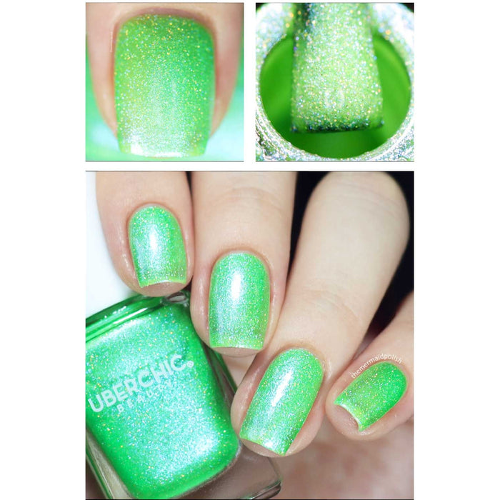 Uberchic Beauty Lime In The Coconut   Holographic Polish