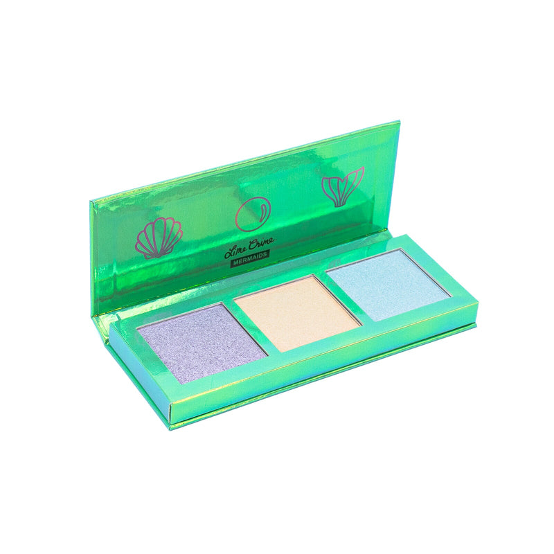This is Beauty US Lime Crime HI-LITE Mermaids Palette 0.75oz - Imperfect Box Misc