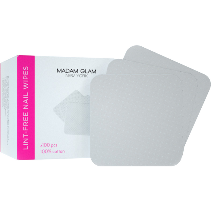 Madam Glam - Lint-Free Nail Wipes - 100 Pcs.