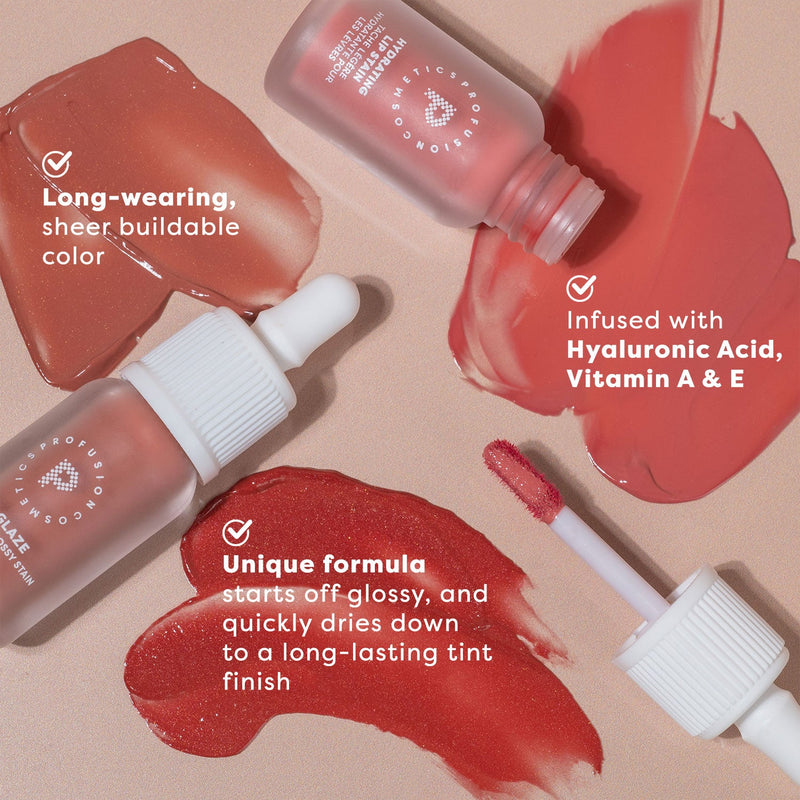 Profusion Cosmetics Lip Glaze Hydrating Lip Stain Lips