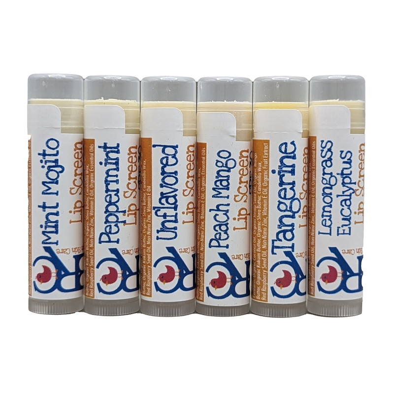 By Robin Creations Natural SPF 30 Lip Screen Tubes Lip Balms