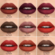 Sydoni Skincare and Beauty SYDONI RETRACTABLE MATTE LIP PENCIL with SHEA BUTTER 9 Rich, Smudge‑Resistant Shades Lip Liner