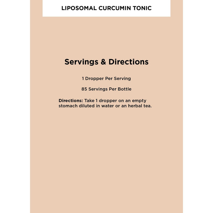 Zuma Nutrition - Liposomal Curcumin Tonic