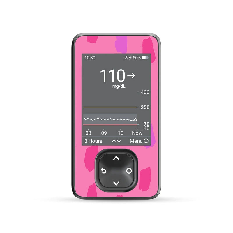 Peelz Lipstick Smudge DEXCOM G7 and Stelo and G6 Touchscreen Receiver Sticker Peelz/Stickers