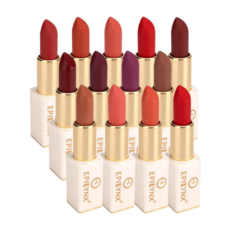 EpiLynx Vegan Matte Lipstick – Hydrating, Long-Wear, Magnetic Case lipstick