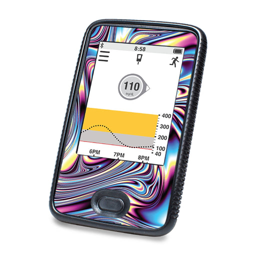 Peelz Liquid Metal Designed for DEXCOM G6 Touchscreen Receiver Peelz/Stickers