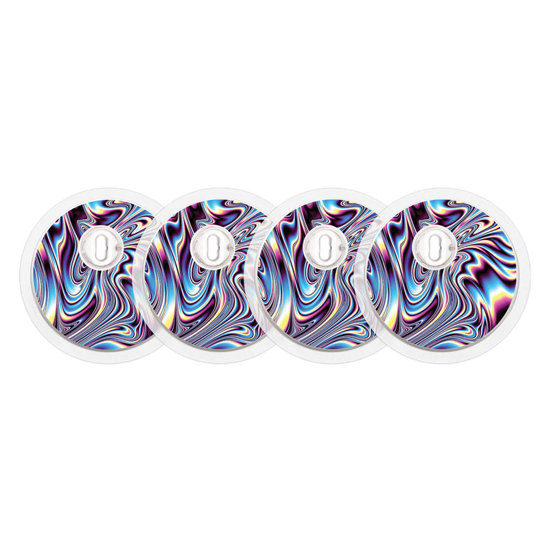 Peelz Liquid Metal Sticker Designed for the FreeStyle Libre 3 Plus & Lingo  Sensor Peelz/Stickers