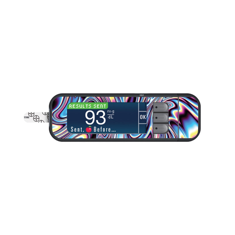 Peelz Liquid Metal for Bayer Contour Next Glucometer Peelz/Stickers