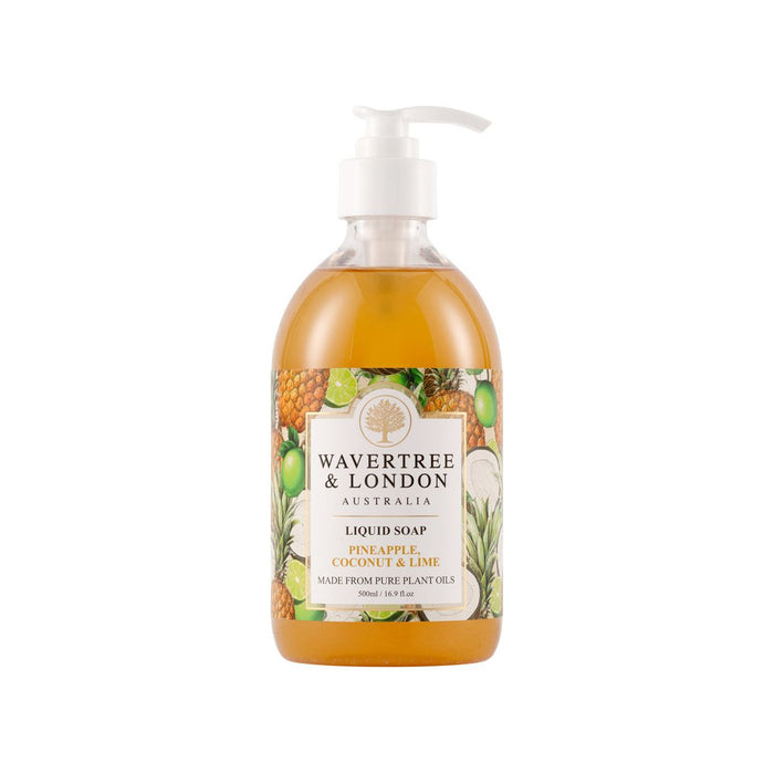 Wavertree & London Natural Pineapple, Coconut & Lime Liquid Soap 7 Oz