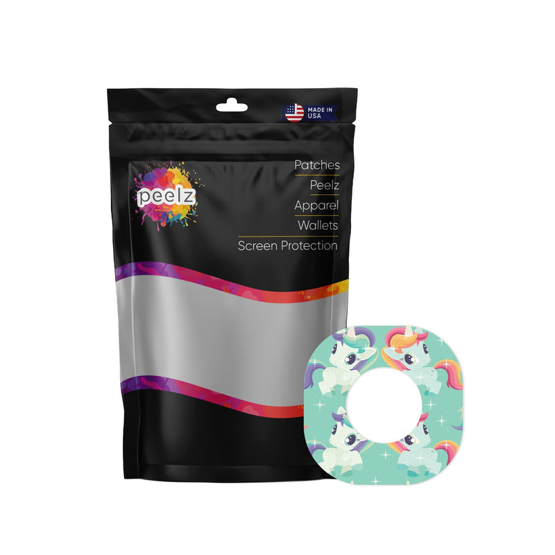 Peelz Little Ponies Dexcom G7 and Stelo Patch Tape - Pump Peelz Patch Medical Tape