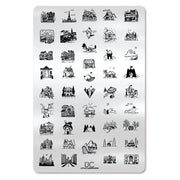 UberChic Beauty Little Landscapes Stamping Plate