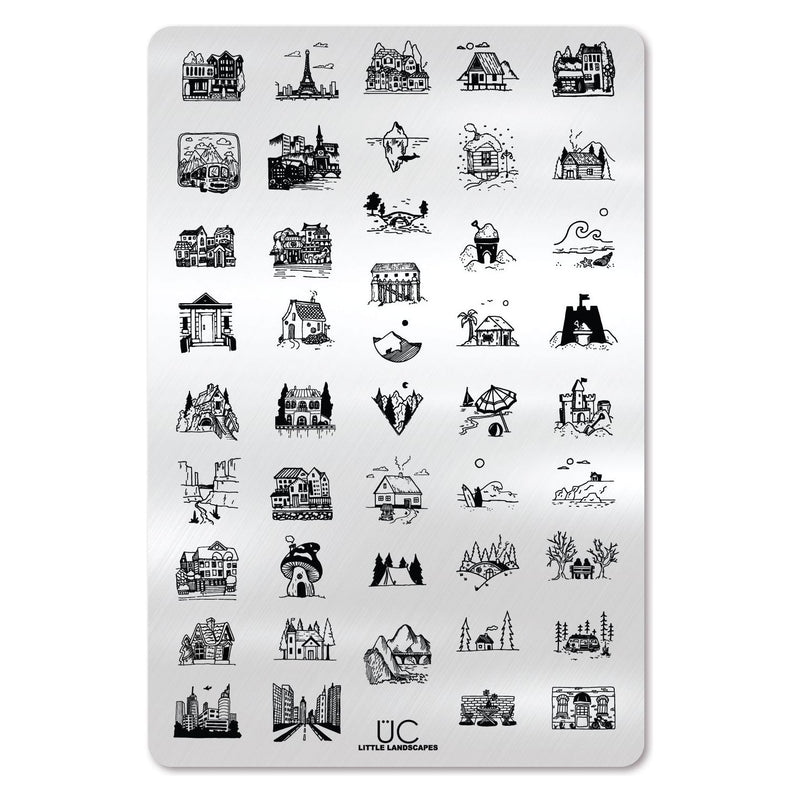 UberChic Beauty Little Landscapes Stamping Plate