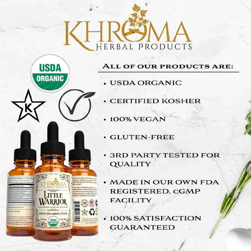 Khroma Herbal Products LITTLE WARRIOR - For Your Child's Immune System Supplements