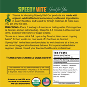 SpeedyVite® Liver LifeBoost® Tea | USDA Organic Herbal Liver Support* (4 oz / 8 oz / 28 Bags) | SpeedyVite® - FREE SHIPPING Tea