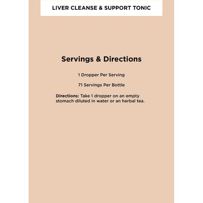 Liver Cleanse & Support Tonic