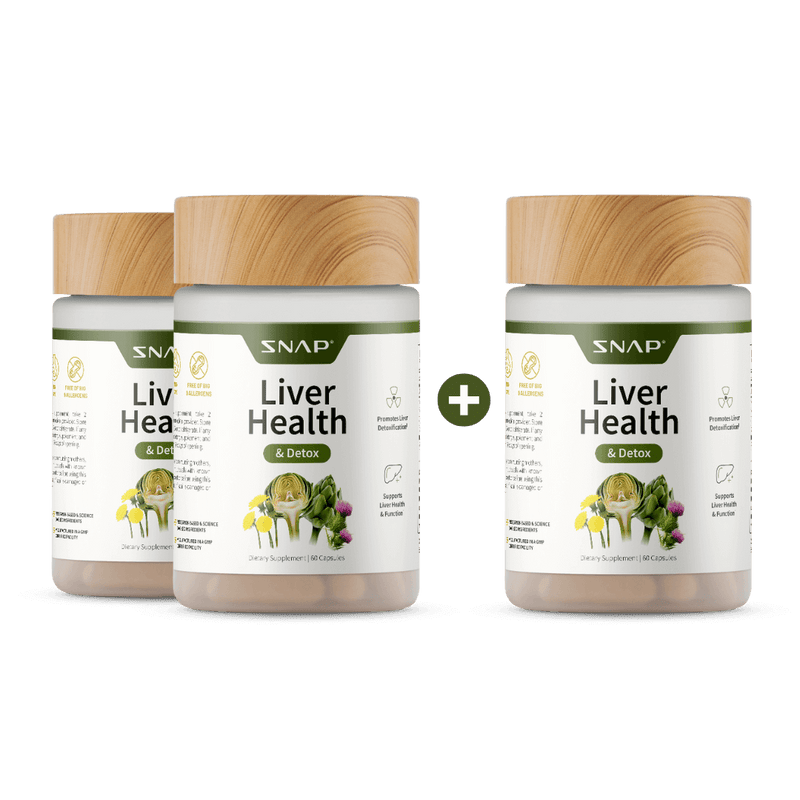 Snap Supplements Liver Health & Detox - Buy 2, Get 1 FREE!