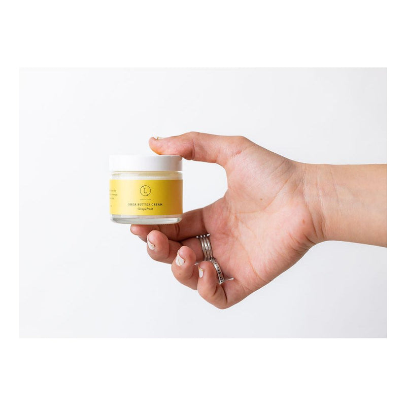 Lizush Grapefruit Shea Butter Body Cream, Shea Body Lotion CREAMS & OILS