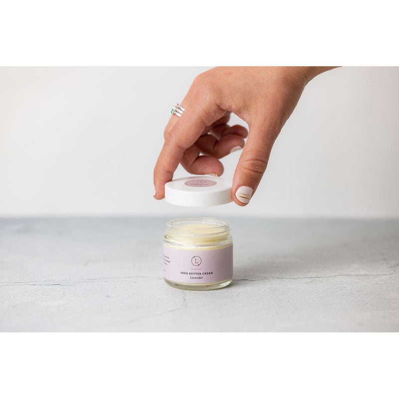 Lizush Lavender Shea Butter Body Cream – Natural Moisturizer Body Creams Lavender