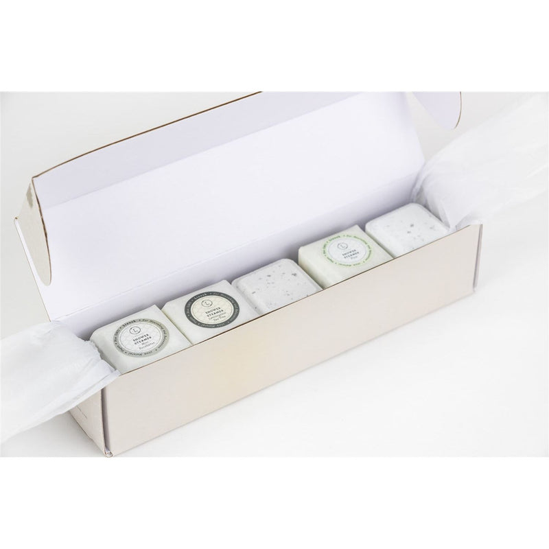 Lizush Earthy Shower Steamer, Refreshing Gift Box for Men and Women, Set of 5 Shower Steamers BATH BOMBS & SHOWER STEAMERS