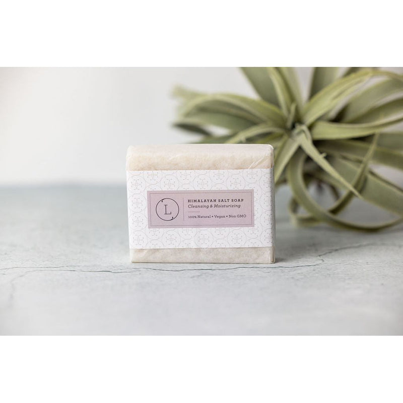 Lizush 2x Himalayan Salt Soap Bar, Natural Unscented Soap, Vegan Handmade Soap NATURAL SOAP BAR