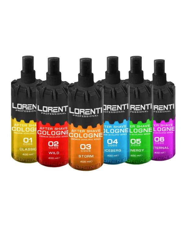 Vip Barber Supply Lorenti Aftershave Cologne 400ml Aftershave Cologne White Smoke Classic,Wild,Storm,Iceberg,Energy,Eternal,Royal,Legend